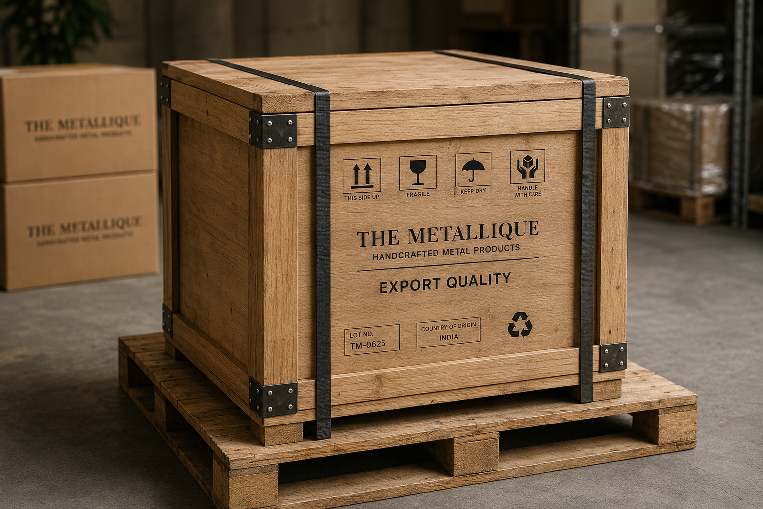 Secure export-ready packing and documentation